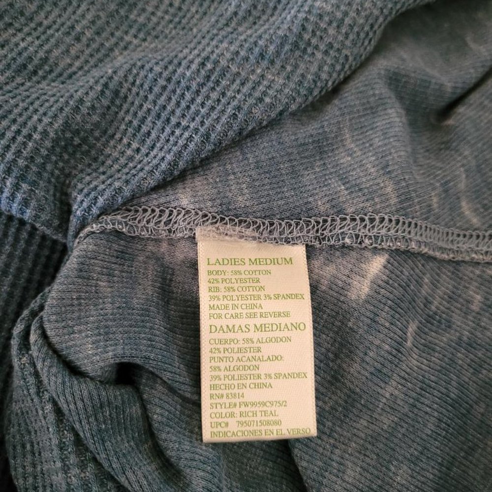 Green Tea Women's Pullover Top M With Flare Bottom - Picture 6 of 8